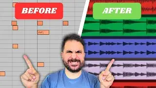 The EASIEST WAY to SPLIT MIDI DRUMS into AUDIO... in any DAW!