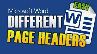 HOW TO MAKE DIFFERENT HEADERS ON EACH PAGE IN WORD