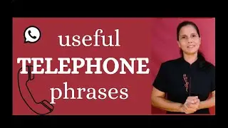 How to talk on the phone # English with Sam