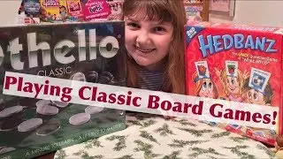 Playing Classic Board Games from Spin Master - Othello & Hedbanz – Unboxing & Review