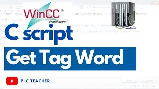 WinCC C Script Get Tag Word function | Display analog sensor value directly on HMI