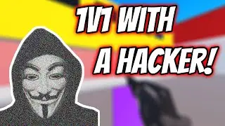 ARSENAL 1V1 WITH A TOXIC HACKER! | ROBLOX