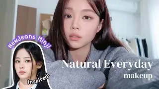 NewJeans Minji Inspired | 5 MINUTES Natural Everyday Makeup for Beginners by Fann