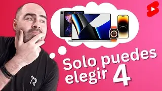 Puedes ELEGIR solo 4 productos de Apple… CUALES SON? #shorts