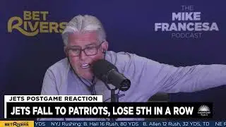 Jets Flame Out Against Patriots, Lose 25-22 - Mike Francesa Reaction