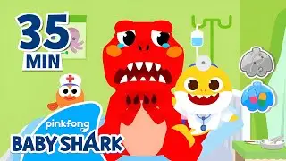 😱NO! My Stomach is Growling | +Compilation | Baby Shark Doctor Hospital Play | Baby Shark Official