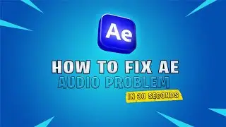 HOW TO FIX AFTER EFFECTS PREVIEW AUDIO LAGGING PROBLEM IN LESS THAN 30 SECONDS | QUICK FIX