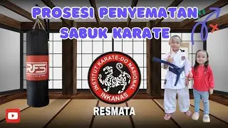 Prosesi Penyematan Sabuk Karate