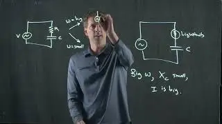 Capacitor and Inductor in High Frequency or Low Freq | Physics with Professor Matt Anderson | M26-07