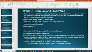 🔥Different Waits in Selenium | Static Wait | Dynamic Wait | Fluent Wait in Selenium WebDriver 🔥