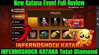 Infernoshock Katana Total Diamond | Infernoshock Katana Full Review | Infernoshock Katana Event