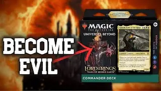 BEGINNER FRIENDLY Hosts of Mordor Decklist Precon EDH Review | Sauron, Lord of the Rings