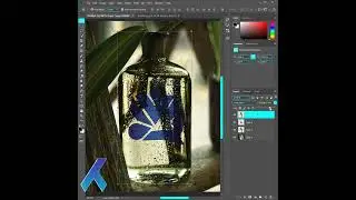 How to place logo on bottle usign photoshop