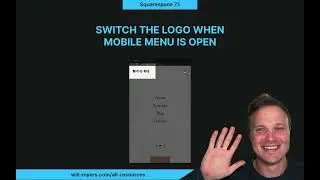 Switch the Logo When Mobile Menu is Open in Squarespace 7.1