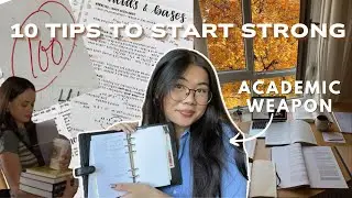 how to be an ACADEMIC WEAPON this semester 📝 non-basic tips, organization hacks