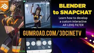 Blender to Snapchat AR Promo