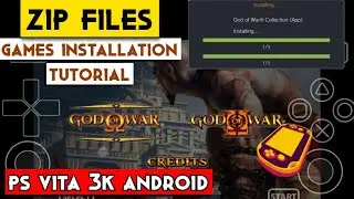 Vita3K Android Emulator - How to Install Games Zip Files In Vita3k