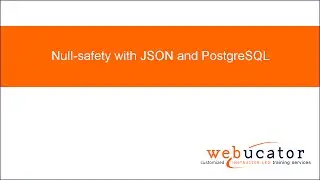 Null-safety with JSON and PostgreSQL