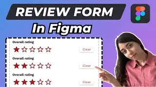 Design a Customer Review Form in Figma with @design_with_mahsa