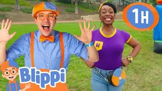 Blippi Game Show- Mighty Excavator  | Blippi Learns Something New | Learning Videos for Kids 🔵🟠