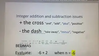 Language vs. math in integer operations