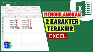 Cara Menghilangkan 2 Karakter Terakhir di Excel |  Rumus Excel