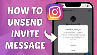 How To Unsend Invite Message on Instagram 2024 | Delete Instagram Invite Message