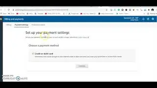 How to add your payment details to your amazon ad account