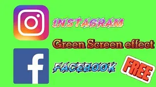 Instagram and Facebook Green Screen effect video - Social media effects