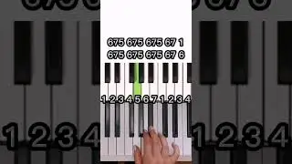 Как играть Бандитский Петербург на пианино по цифрам #обучение #пианино