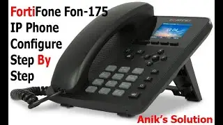 FortiFone FON-175 IP Phone Configure Step by Step | Fortinet | Fortifone || Latest Video 2022 ||