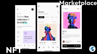 Flutter NFT Marketplace UI | Flutter Web3 | Speed code