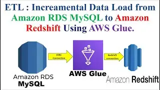 ETL | Incremental Data Load from Amazon RDS MySQL to Amazon Redshift Using AWS Glue | Datawarehouse