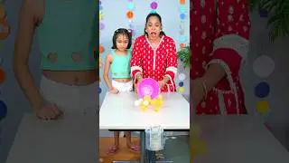 Ping Pong Ball Challenge 😂 | Maa vs Beti - Part 164 | Shruti Shorts | #comedyshorts #comedy #maa