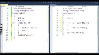 Difference between for loop and while loop