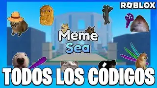 TODOS los CÓDIGOS de 😜 MEME SEA 😜 activos Y actualizados / NEW UPDATE / ROBLOX 2024 / TilloASR