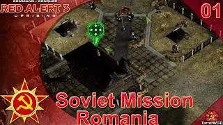 Red Alert 3 Uprising│Soviet Mission 1│Romania Raid On Lost Castle