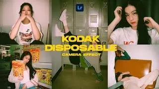 Kodak Disposable Camera Preset - Lightroom Mobile Tutorial | Disposable Preset + Free Preset DNG