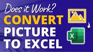 How to Import Numbers from a Picture to Excel 📷 [DATA TRICKS!]