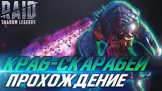 Краб- Скарабей 100 трудный. Разбор победной стратегии. Raid:Shadow Legends