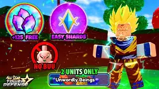 Unwordly Beings Zone Speedrun 2 Units (No Kid Buu) - ASTD