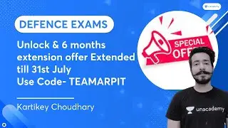 Unlock & 6 months extension offer Extended till 31st July |Use Code- TEAMARPIT to get almost 53% OFF