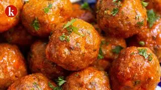 Buffalo Turkey Meatballs Recipe (Oven-Baked)