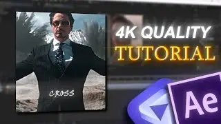 Best 4K QUALITY Tutorial For Your EDIT + FREE 4K CC | After Effects + Topaz Video Enhancer Tutorial