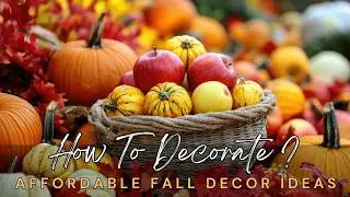 How To Decorate for Cozy Autumn With Affordable Fall Decor Ideas