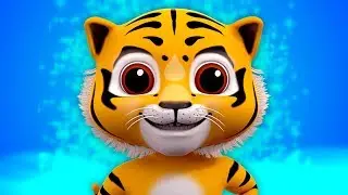 Tiger Finger Familie | Deutsch Kinderlied | Kinderreime für Kinder | Tiger Finger Family