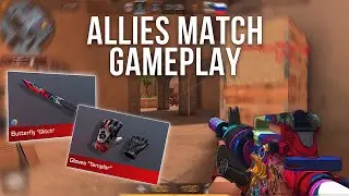 STANDOFF 2 | Full Allies Match Gameplay! - Testing NEW COMBO ❤️