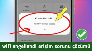 wifi engellendi erişim sorunu 2024 | wifi engellendi ağa erişim engellendi nasıl düzeltili....