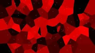 Animated Red Voronoi Background - 10 Minutes