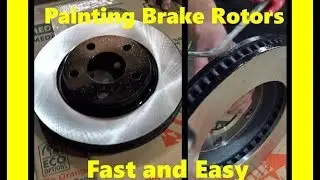 How To Paint Brake Rotors Fast and Easy